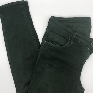 stretch pants in green from KUT